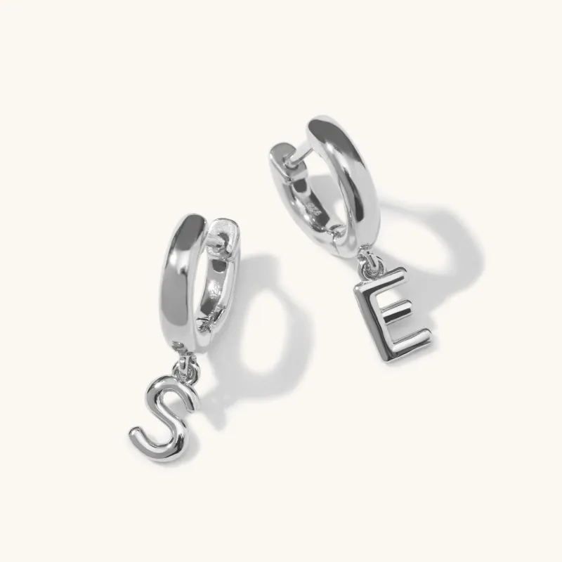 Love Letter Hoops Silver made by Muru