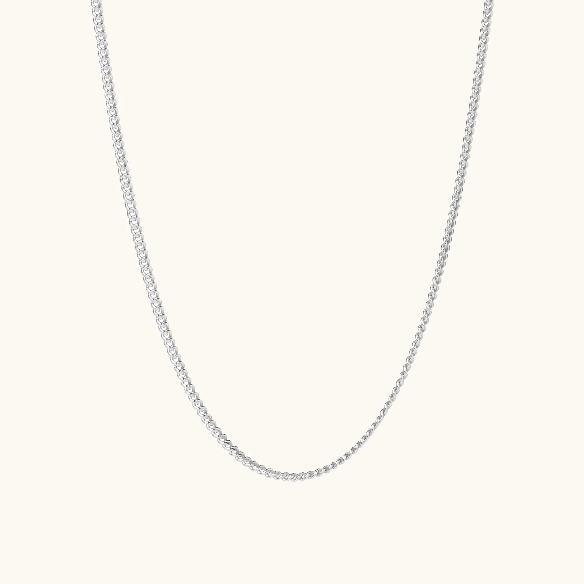 Curb Chain Silver sold by Muru