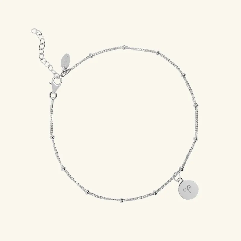 Zodiac Anklet Silver sold by Muru