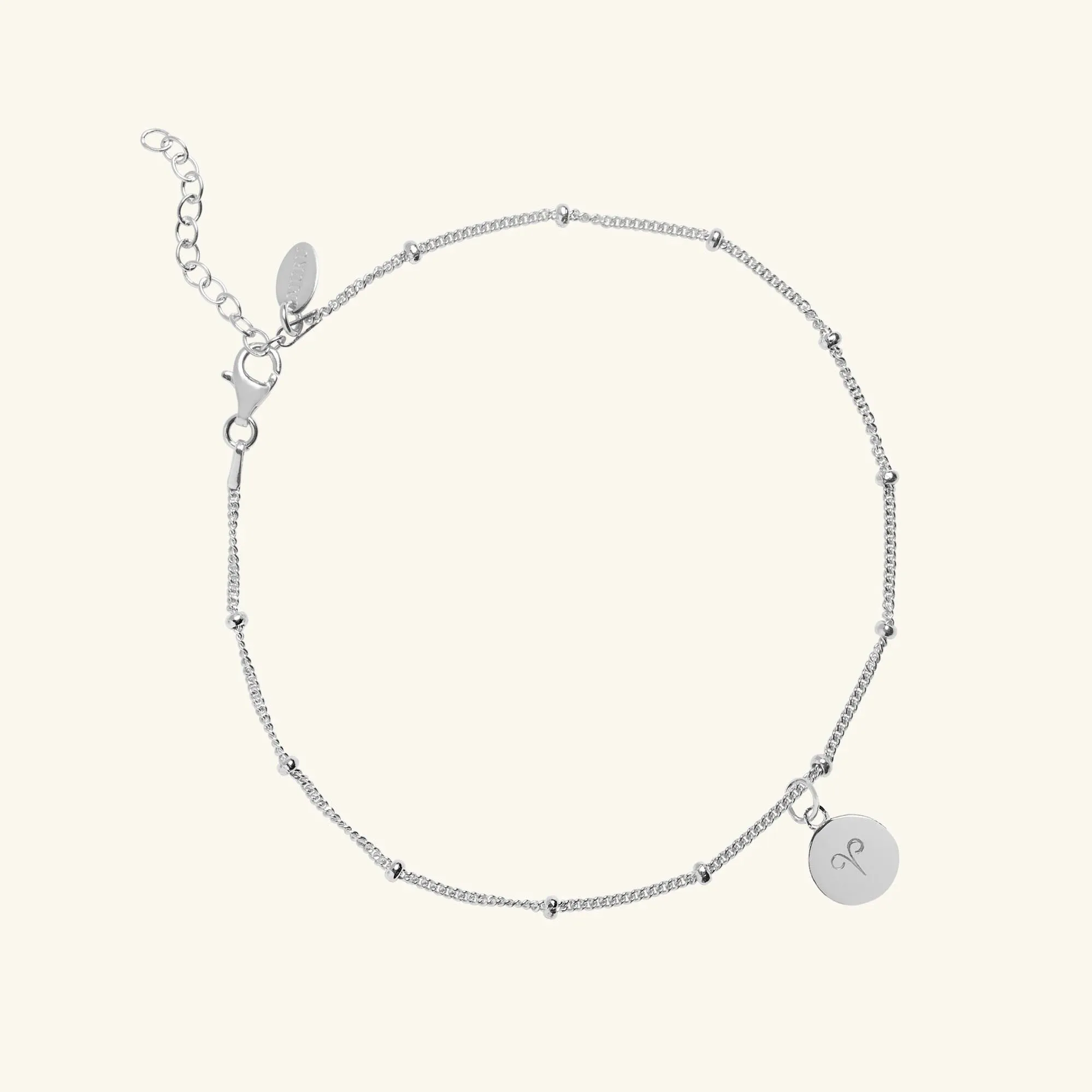 Zodiac Anklet Silver sold by Muru