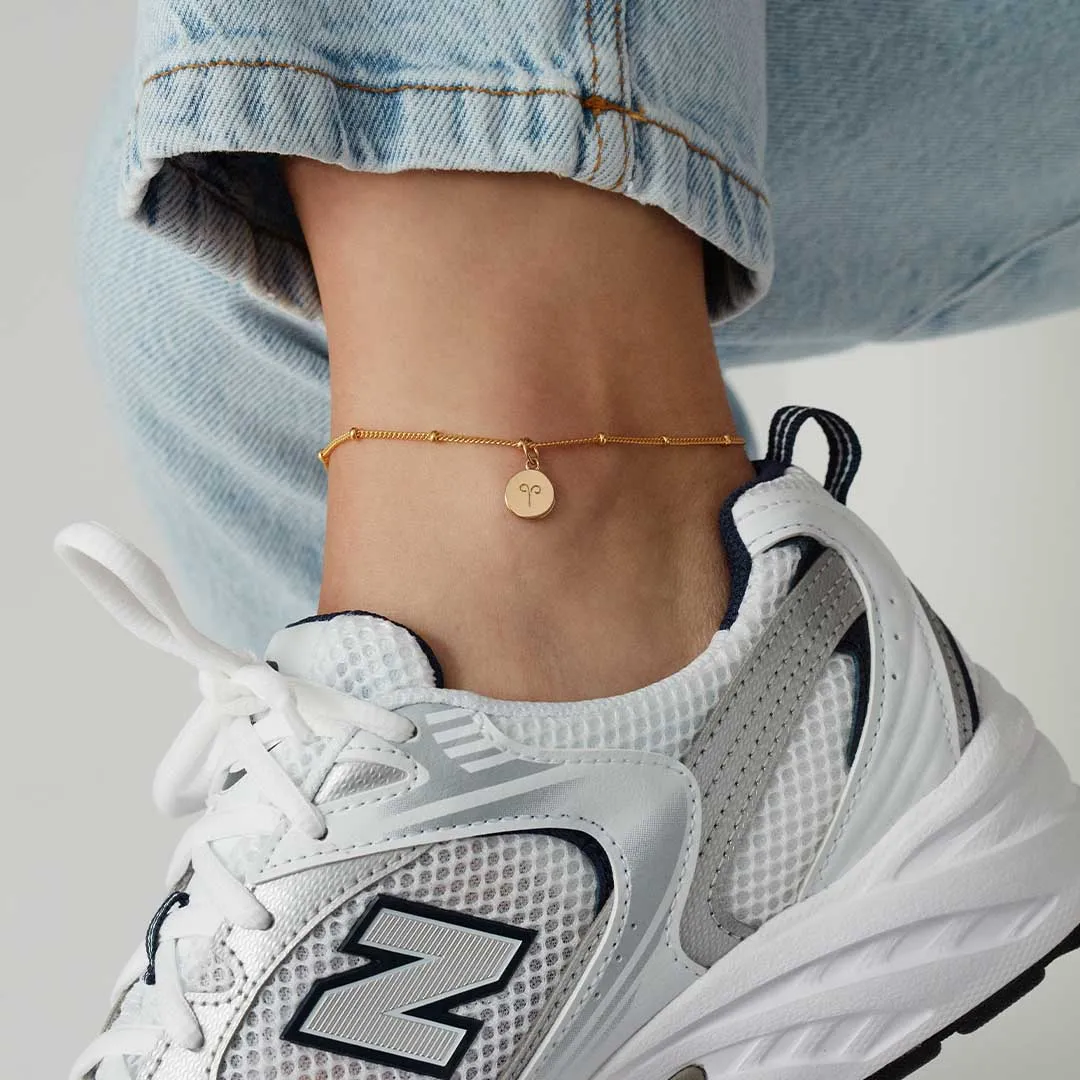 Zodiac Anklet Silver sold by Muru product image thumbnail 5