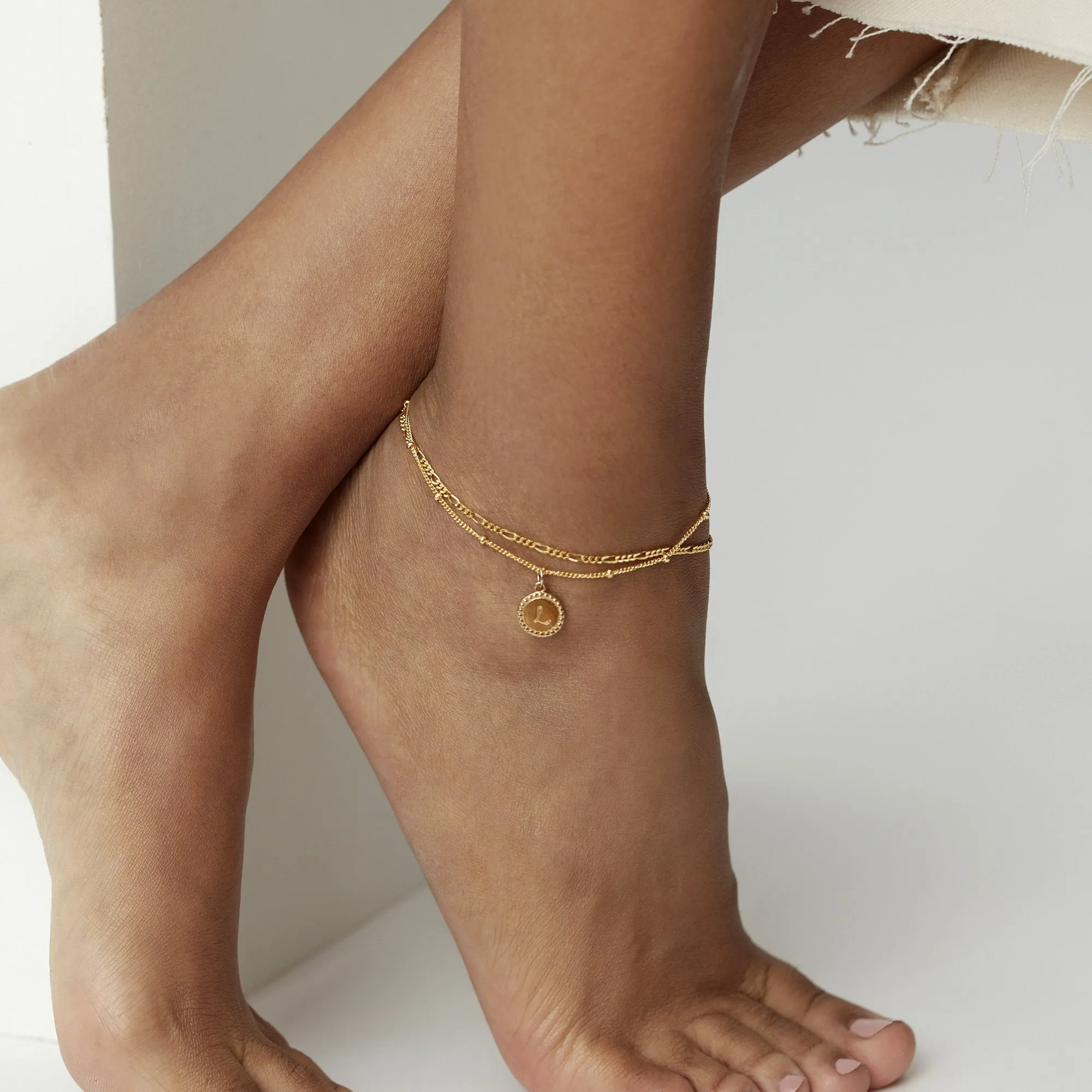 Figaro Anklet Gold sold by Muru product image thumbnail 4