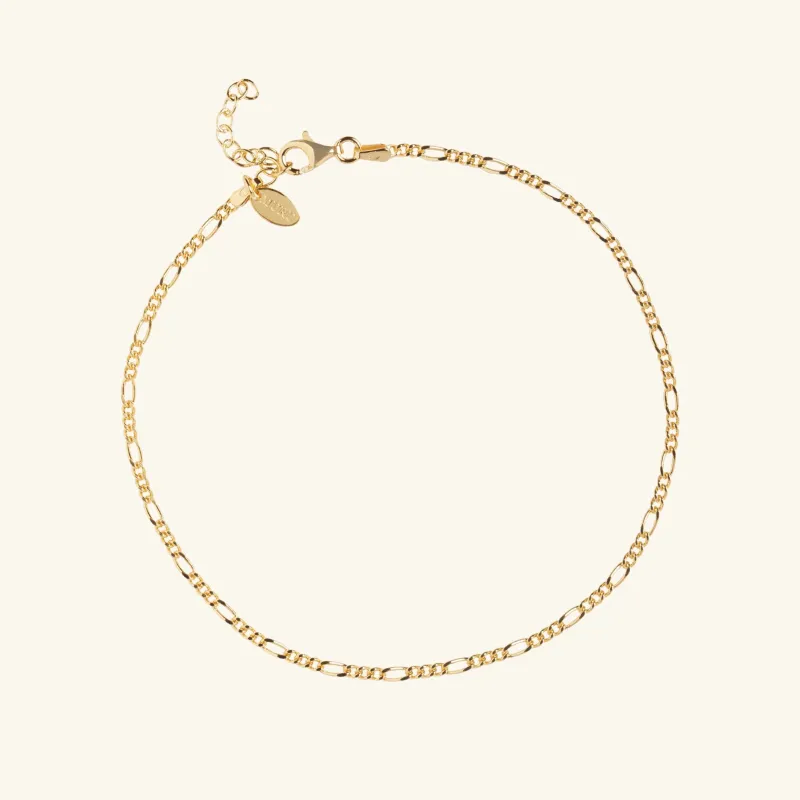 Figaro Anklet Gold sold by Muru