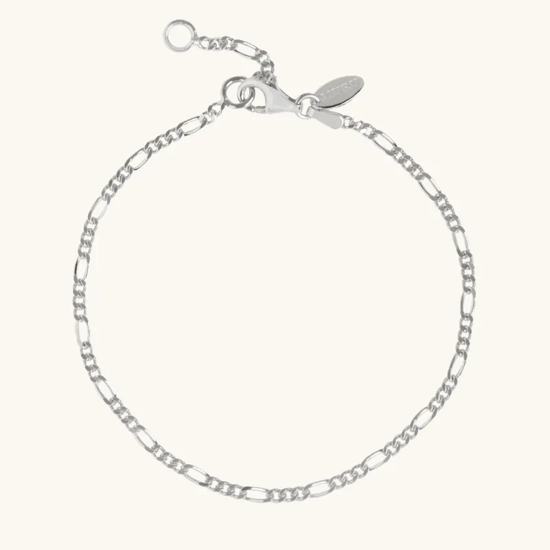 Figaro Bracelet Silver sold by Muru