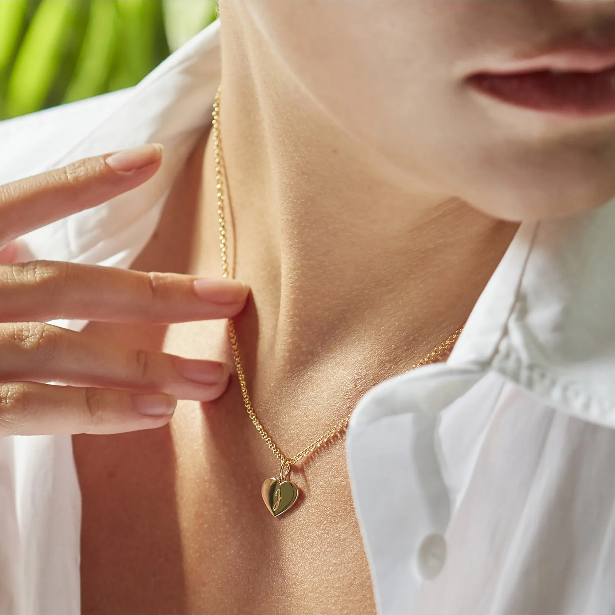 Heart Necklace Gold sold by Muru product image thumbnail 3