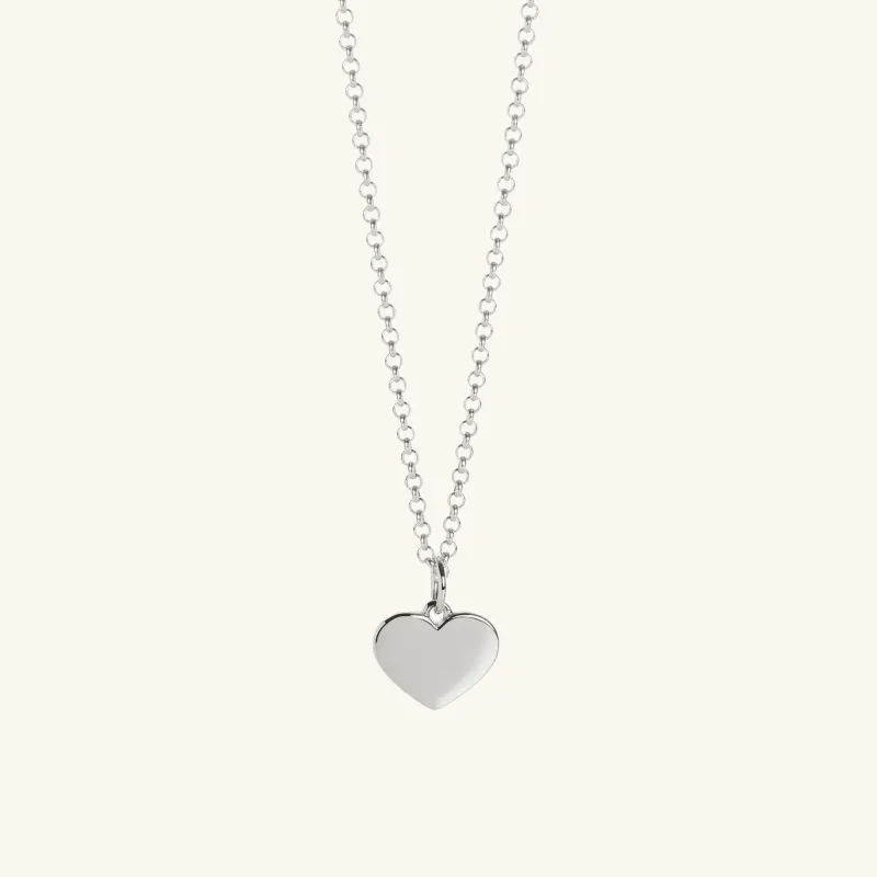 Heart Necklace Silver sold by Muru