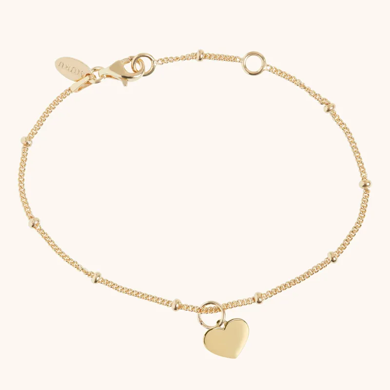 Heart Bracelet Gold sold by Muru