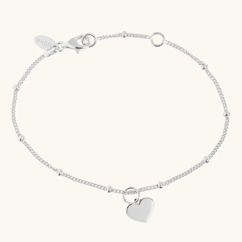 Heart Bracelet Silver sold by Muru