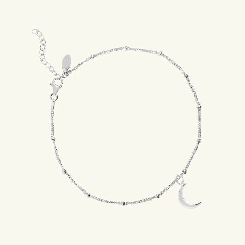 Moon Anklet Silver sold by Muru