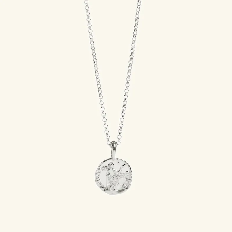 Venus Coin Necklace Sterling Silver sold by Muru