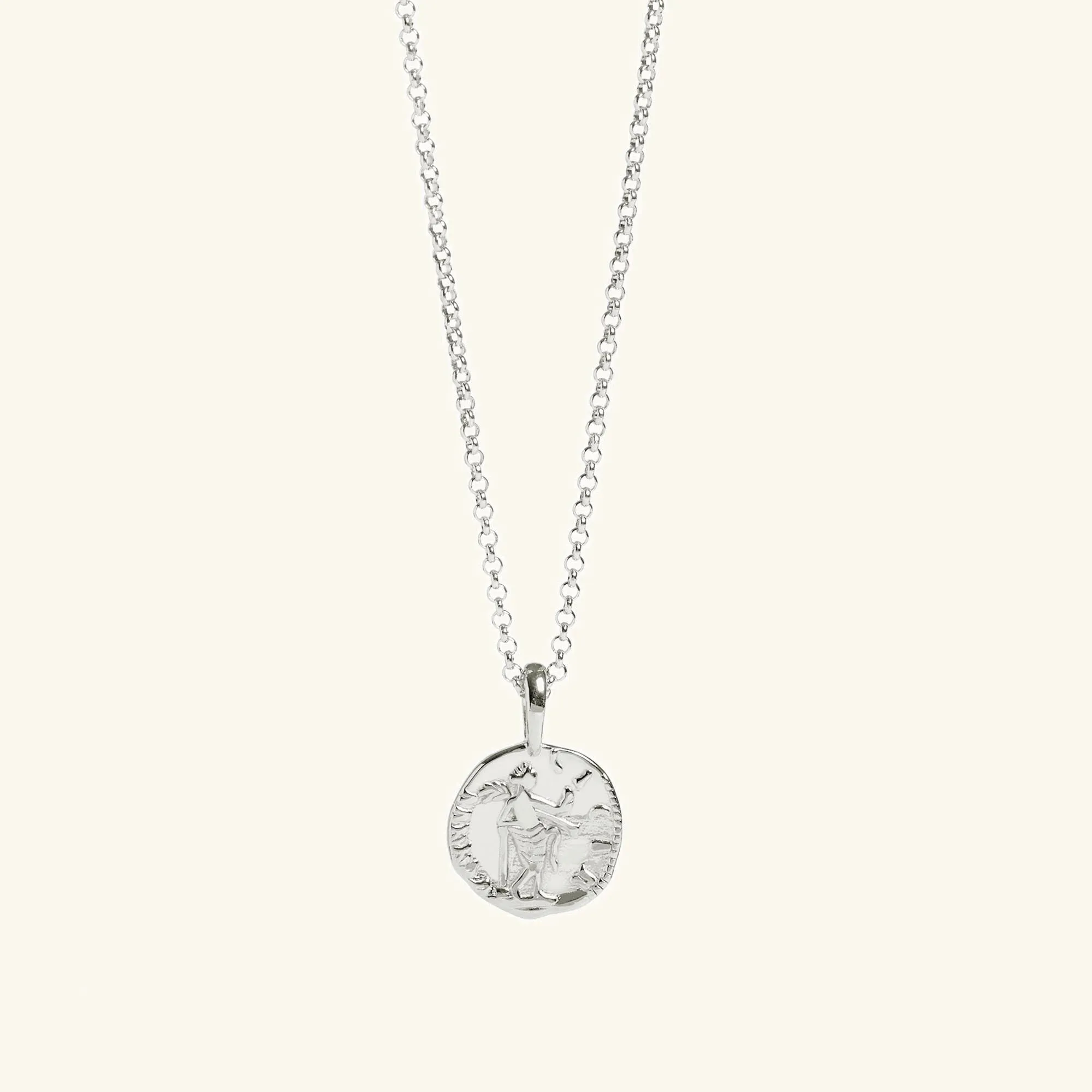 Venus Coin Necklace Sterling Silver sold by Muru