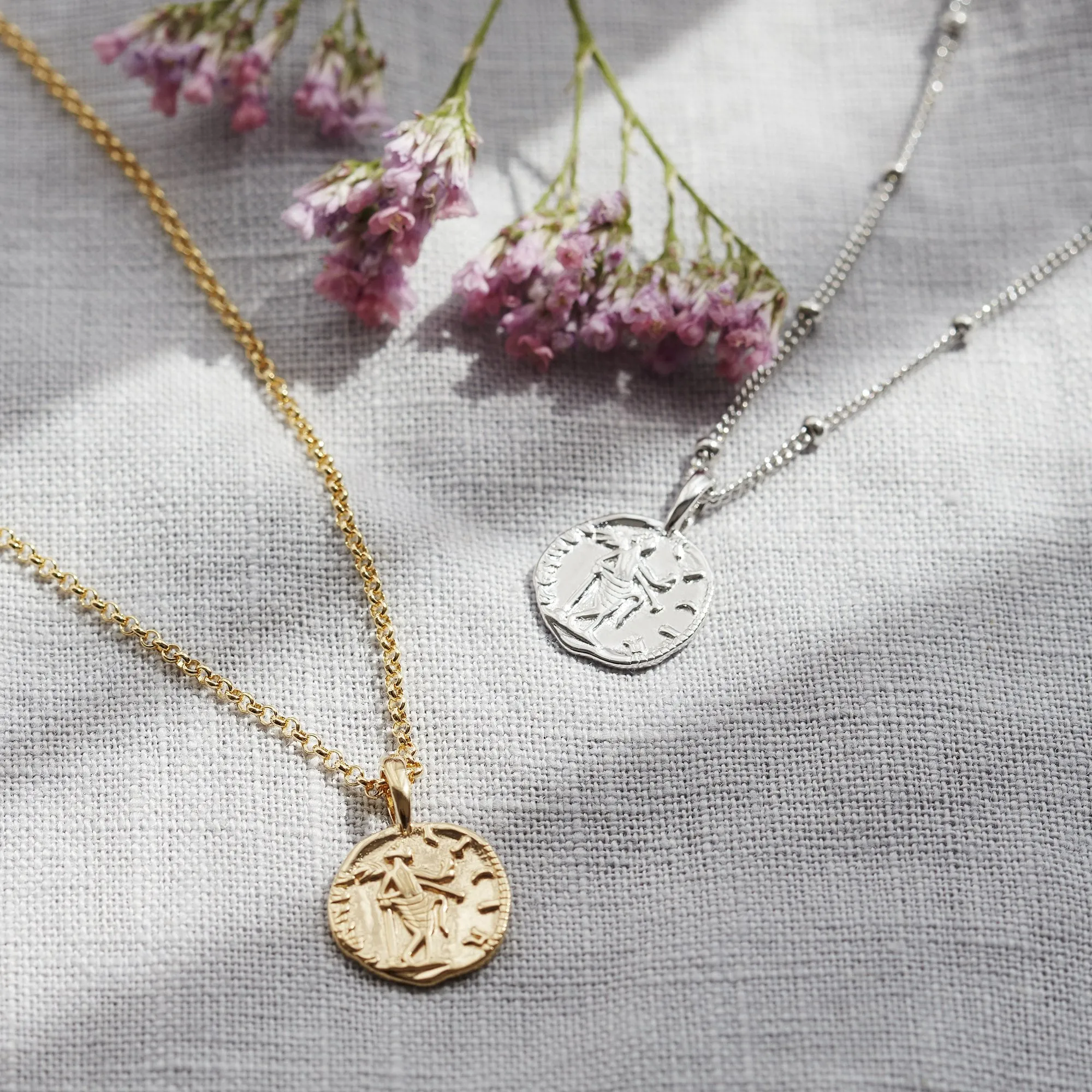 Venus Coin Necklace Sterling Silver sold by Muru product image thumbnail 3