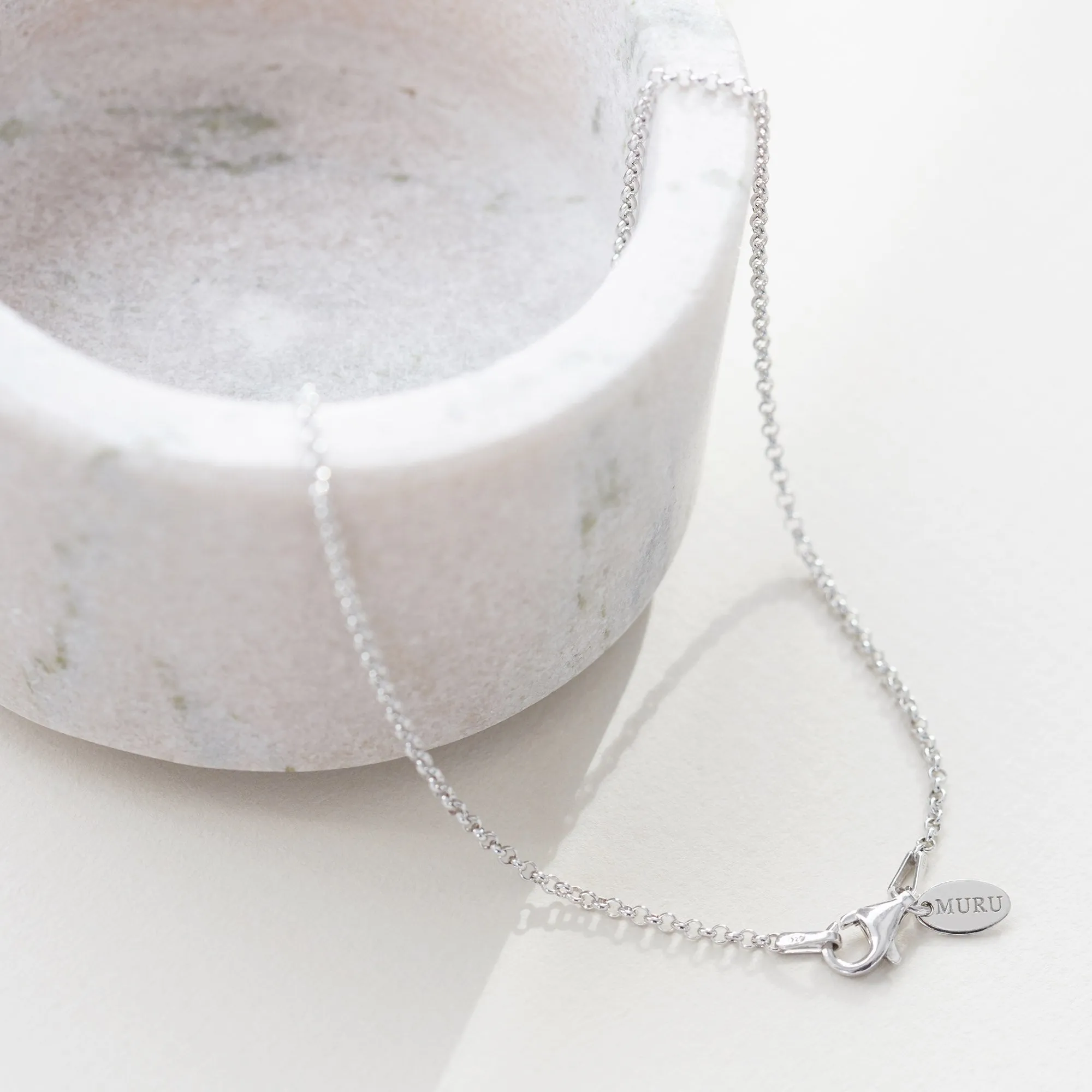 Belcher Necklace Chain Silver sold by Muru product image thumbnail 2
