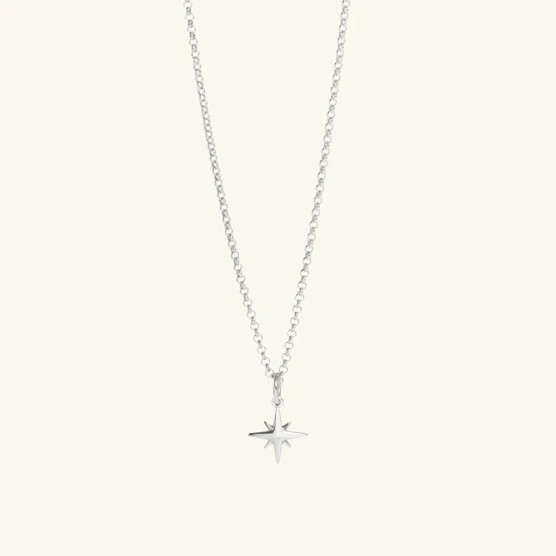Tiny Star Necklace Silver sold by Muru