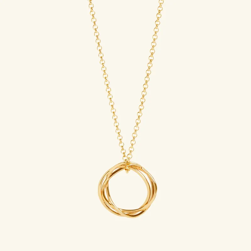Karma Circle Necklace Gold sold by Muru