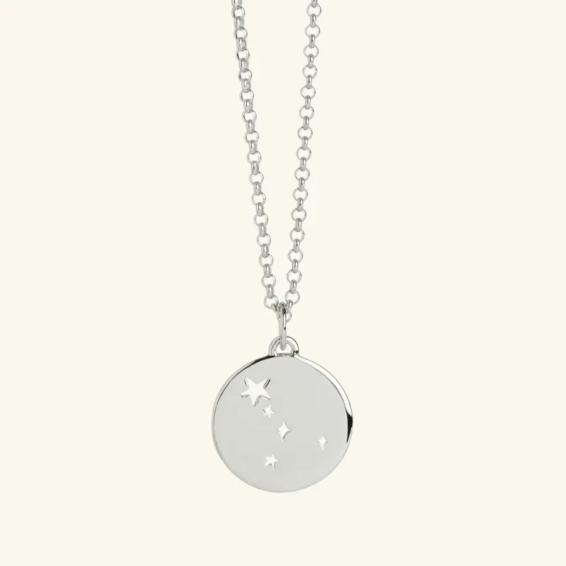 Cancer Star Sign Necklace Silver sold by Muru