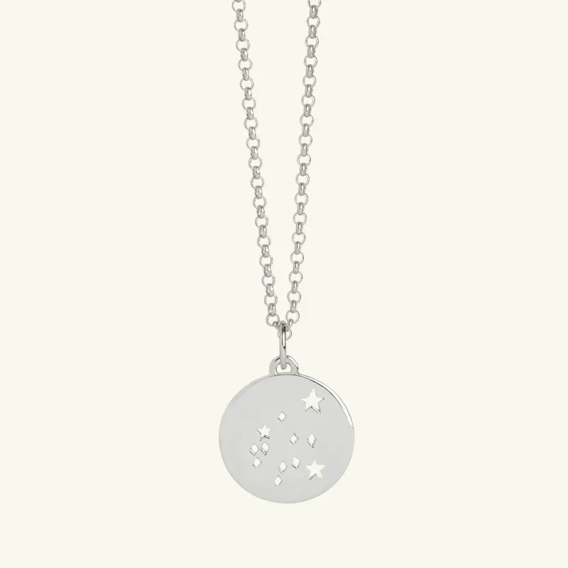 Aquarius Star Sign Necklace Silver sold by Muru
