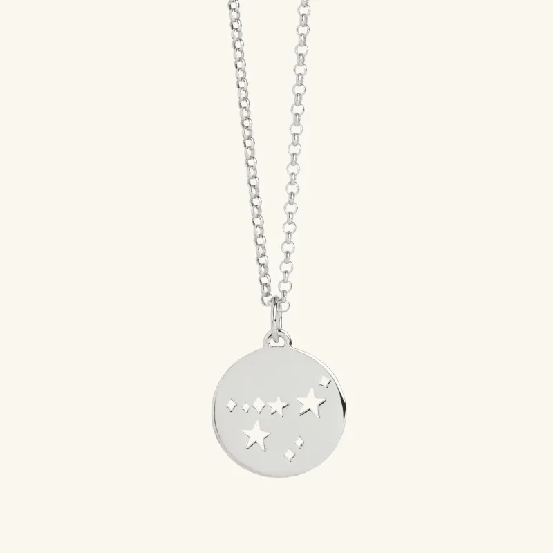 Capricorn Star Sign Necklace Silver sold by Muru