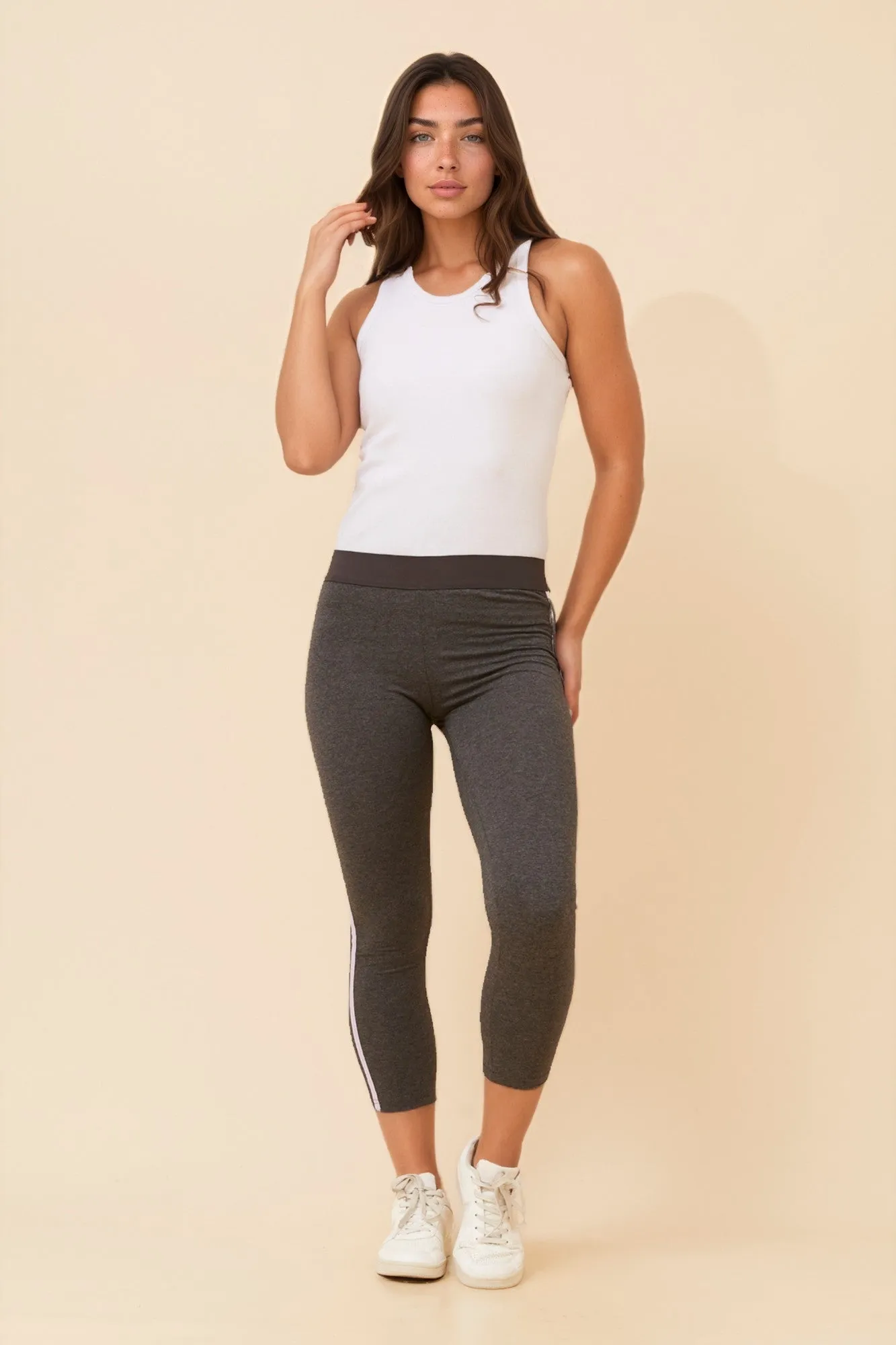 STRIPE SOLID LEGGINGS sold by Rockmans product image thumbnail 3