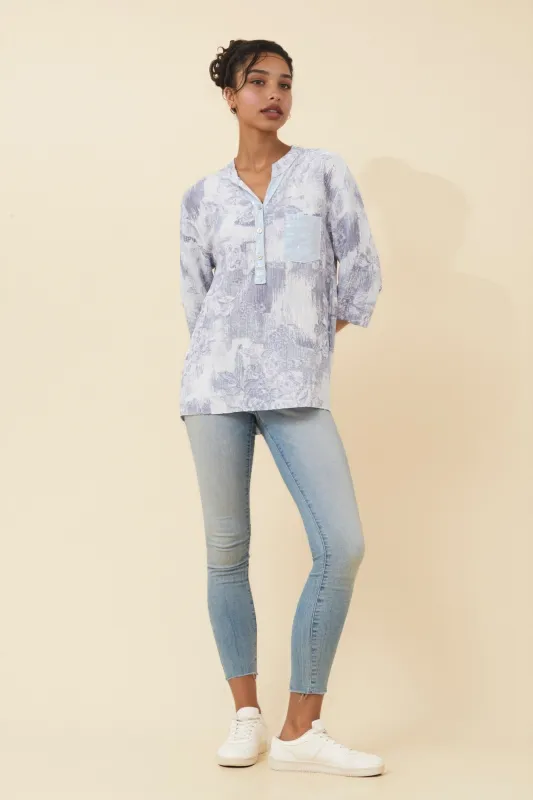 ROSETTA SEQUIN DETAIL TOP sold by Rockmans