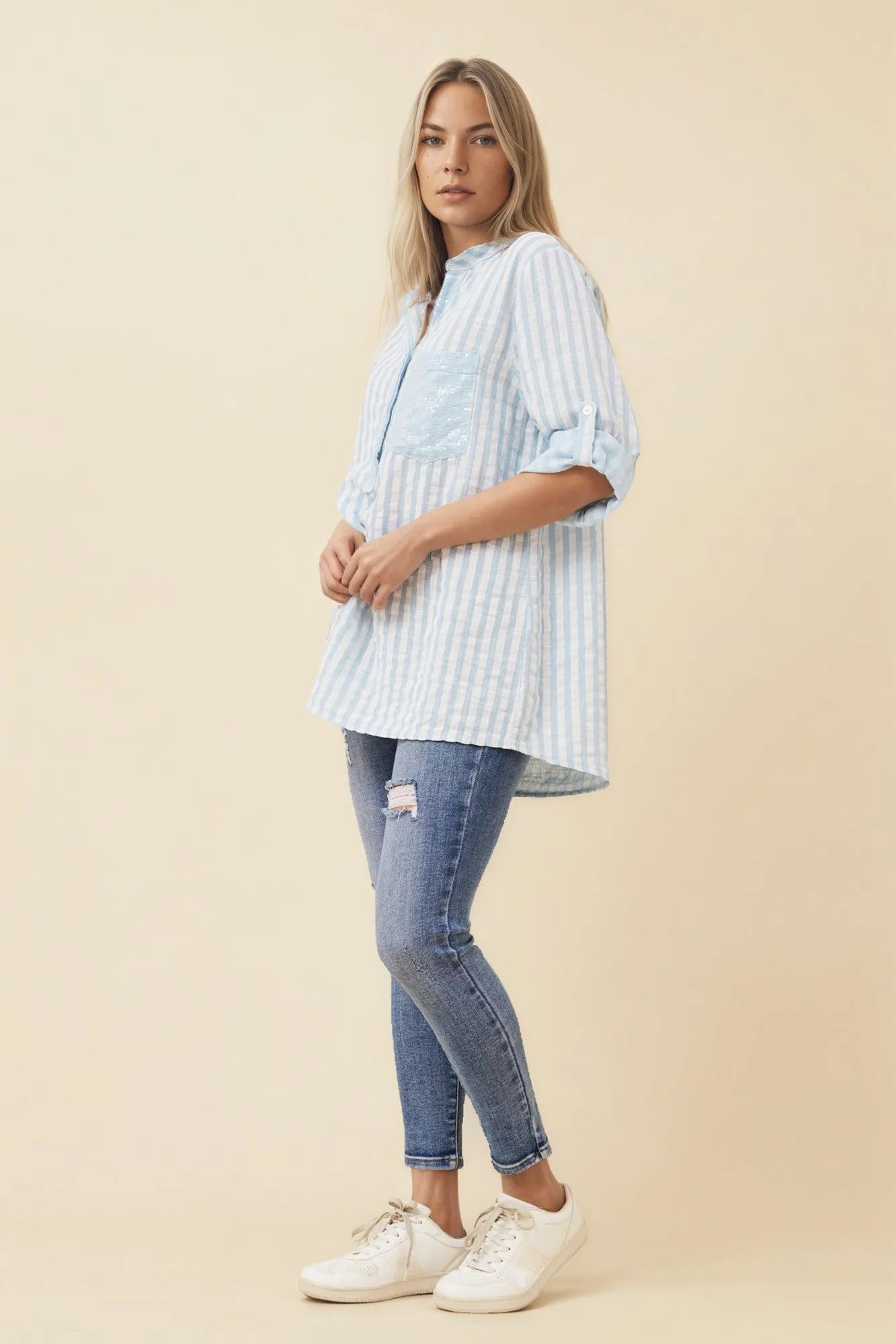 ROSETTA STRIPE TOP sold by Rockmans product image thumbnail 5