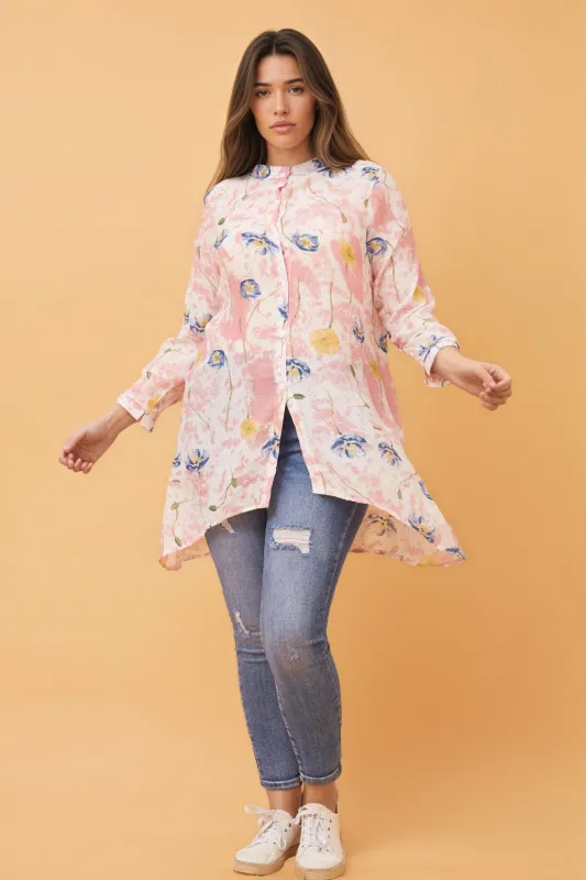 FLORAL PRINT TUNIC TOP sold by Rockmans