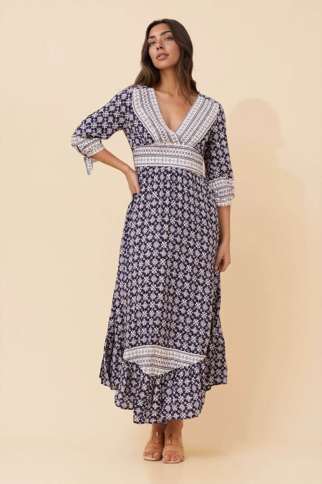 FLORAL BOHO MAXI DRESS sold by Rockmans product image thumbnail 3