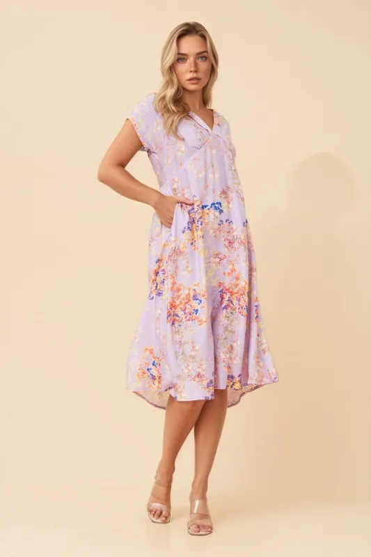CASPIAN FLORAL MIDI DRESS sold by Rockmans