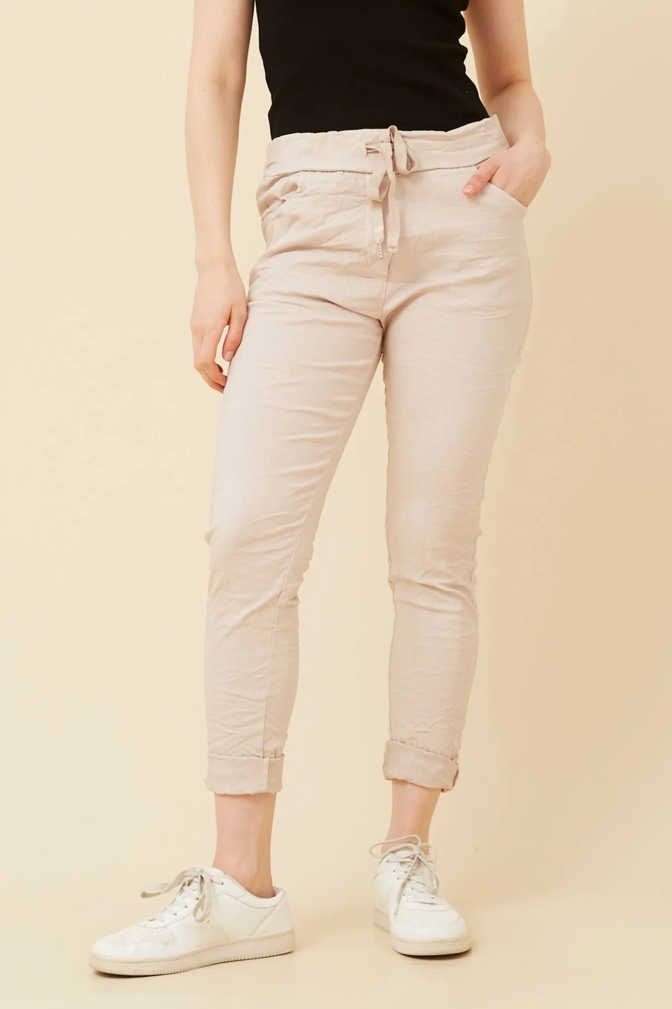 JANJA SOLID JOGGER PANTS sold by Rockmans product image thumbnail 3