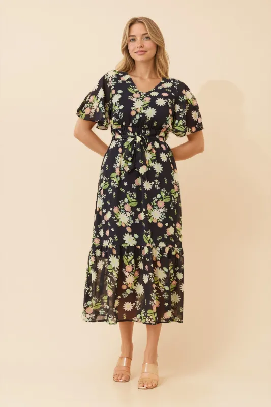 ZURIELLE FLORAL MAXI DRESS sold by Rockmans