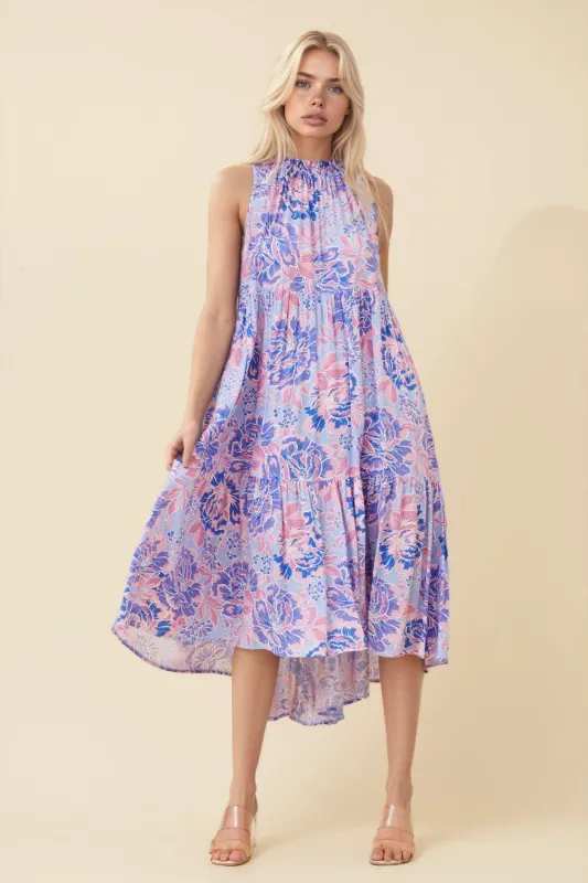 DREW FLORAL TRAPEZE DRESS made by Rockmans