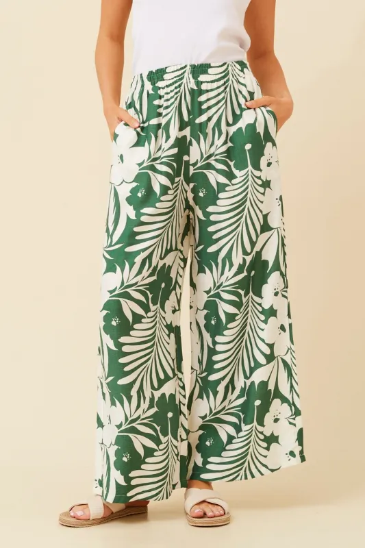 ANCA FLORAL WIDE LEG PANTS sold by Rockmans