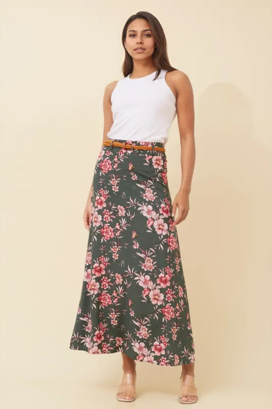 BETTY FLORAL MAXI SKIRT sold by Rockmans