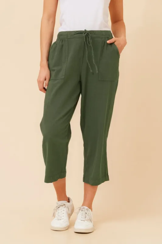 SOLID CROP PANTS sold by Rockmans