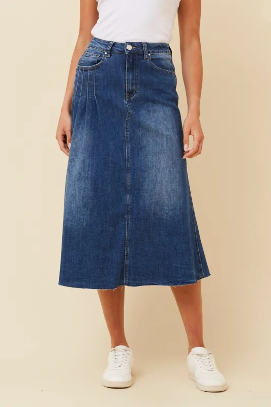 ALZINA DENIM SKIRT sold by Rockmans