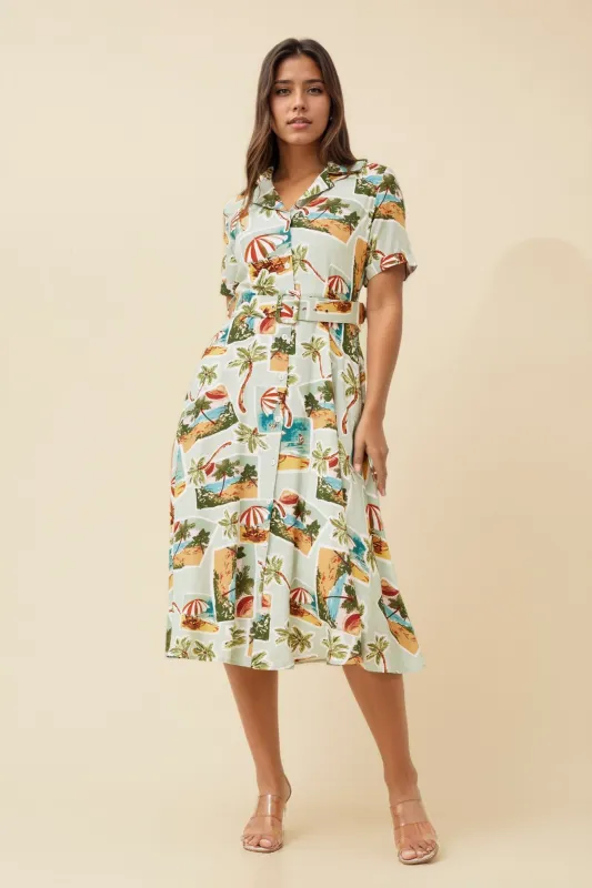 ALANIA MIDI SHIRT DRESS sold by Rockmans