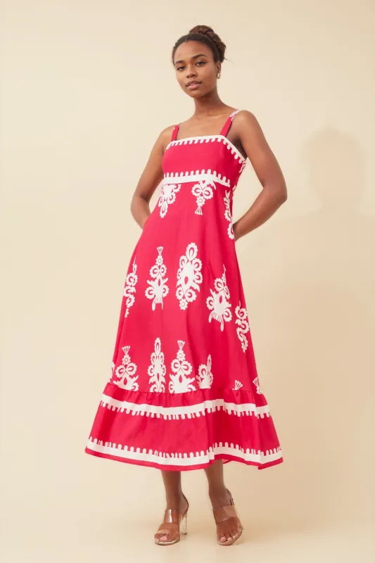 MAKENNA BORDER MAXI DRESS made by Rockmans