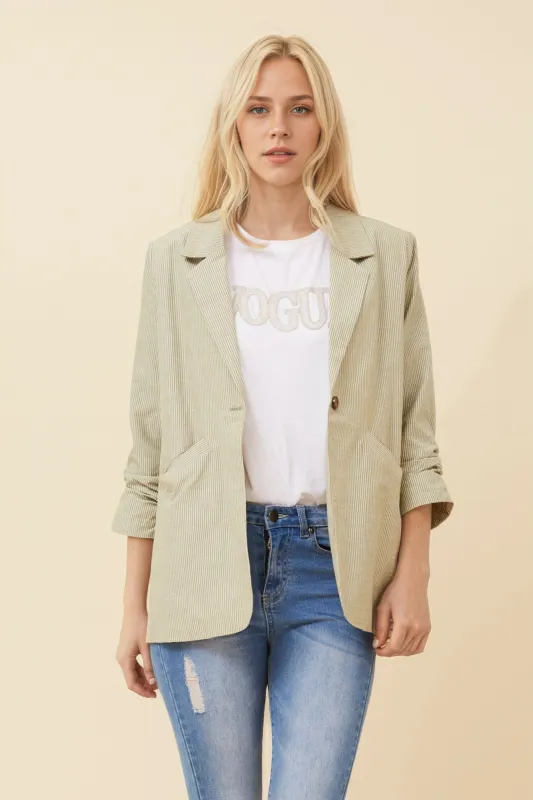 SEATTLE STRIPE JACKET sold by Rockmans