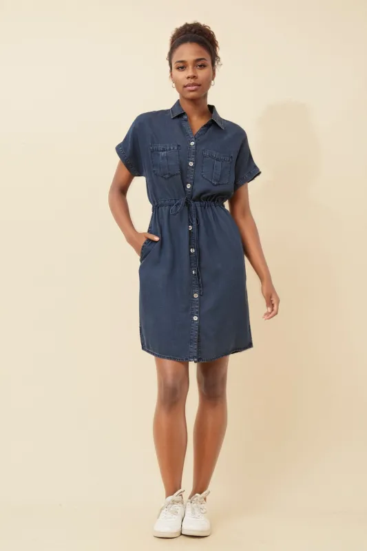 ELGA CASUAL SHIRT DRESS sold by Rockmans