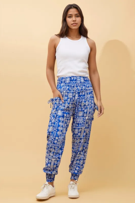 FLORAL BOHO HAREM PANTS sold by Rockmans