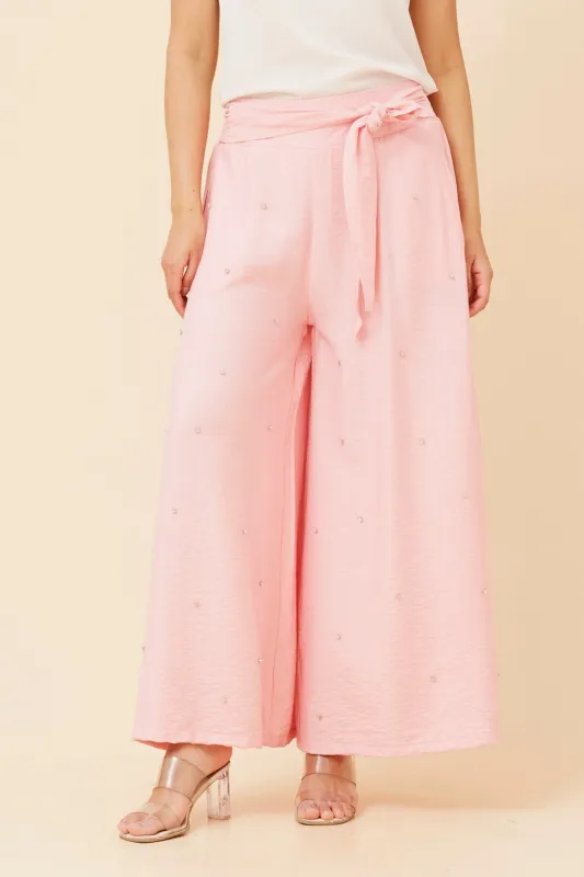 ROSARIO DIAMANTE FLARED LEG PANTS sold by Rockmans