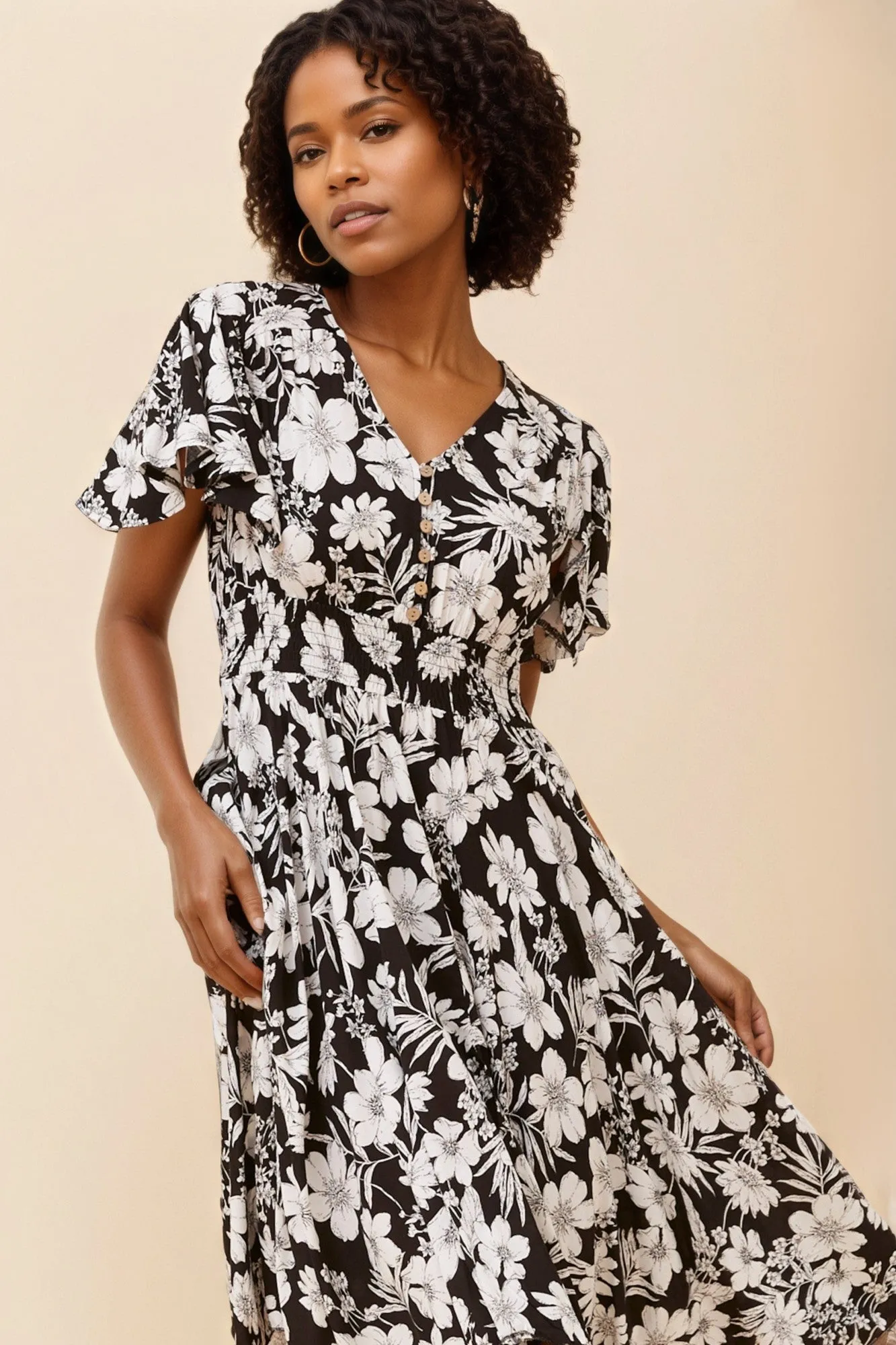 SANDY FLORAL DRESS sold by Rockmans product image thumbnail 5