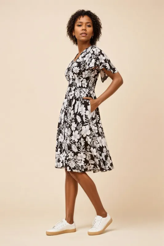 SANDY FLORAL DRESS sold by Rockmans
