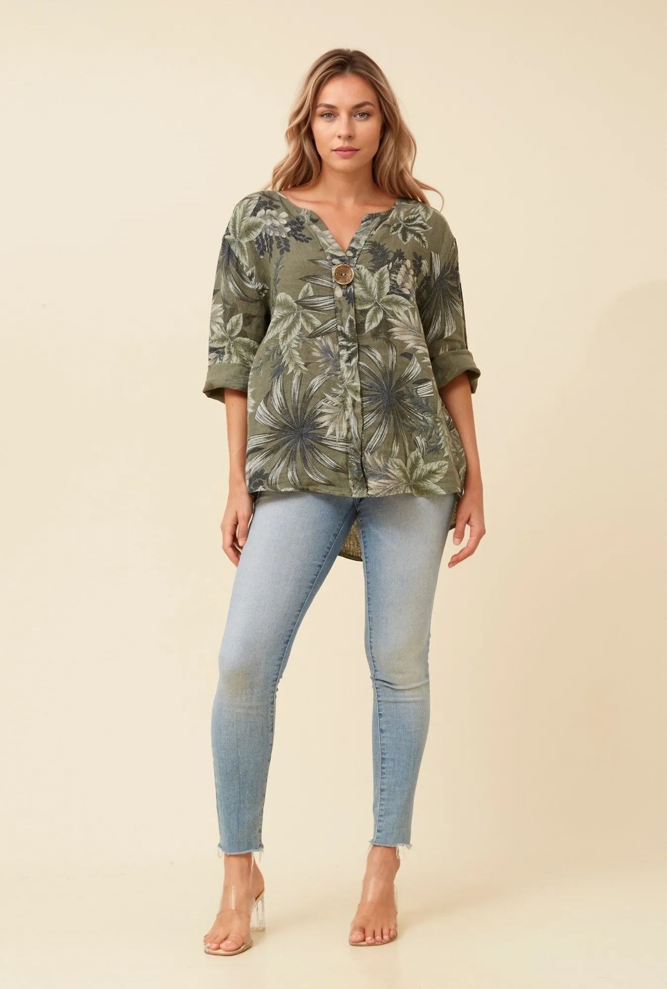 PALERMO LINEN TOP sold by Rockmans product image thumbnail 4