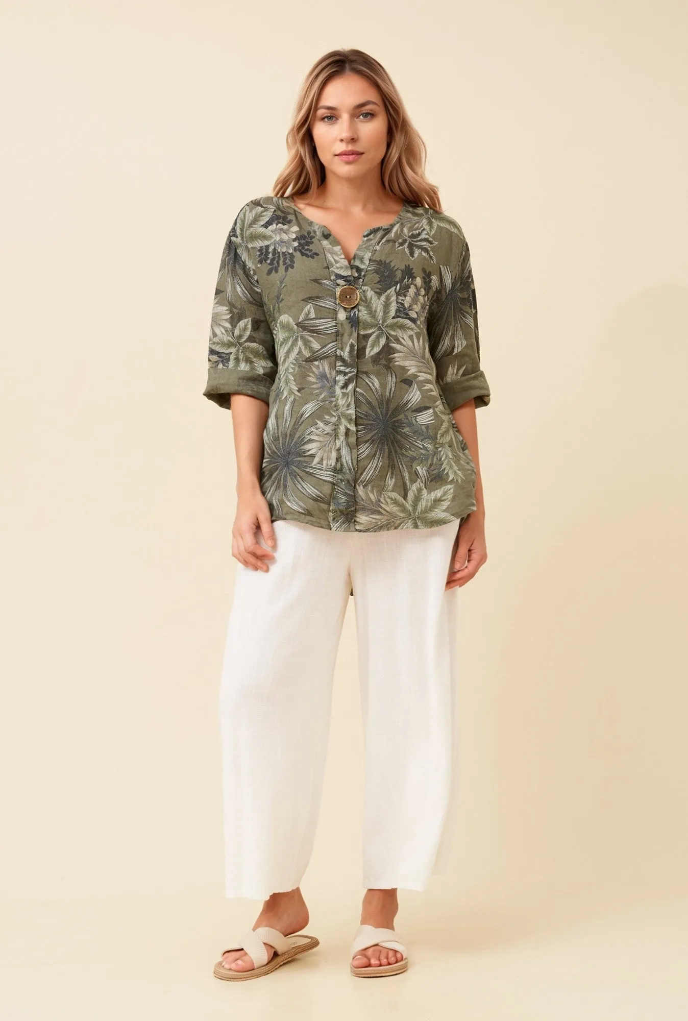 PALERMO LINEN TOP sold by Rockmans product image thumbnail 5