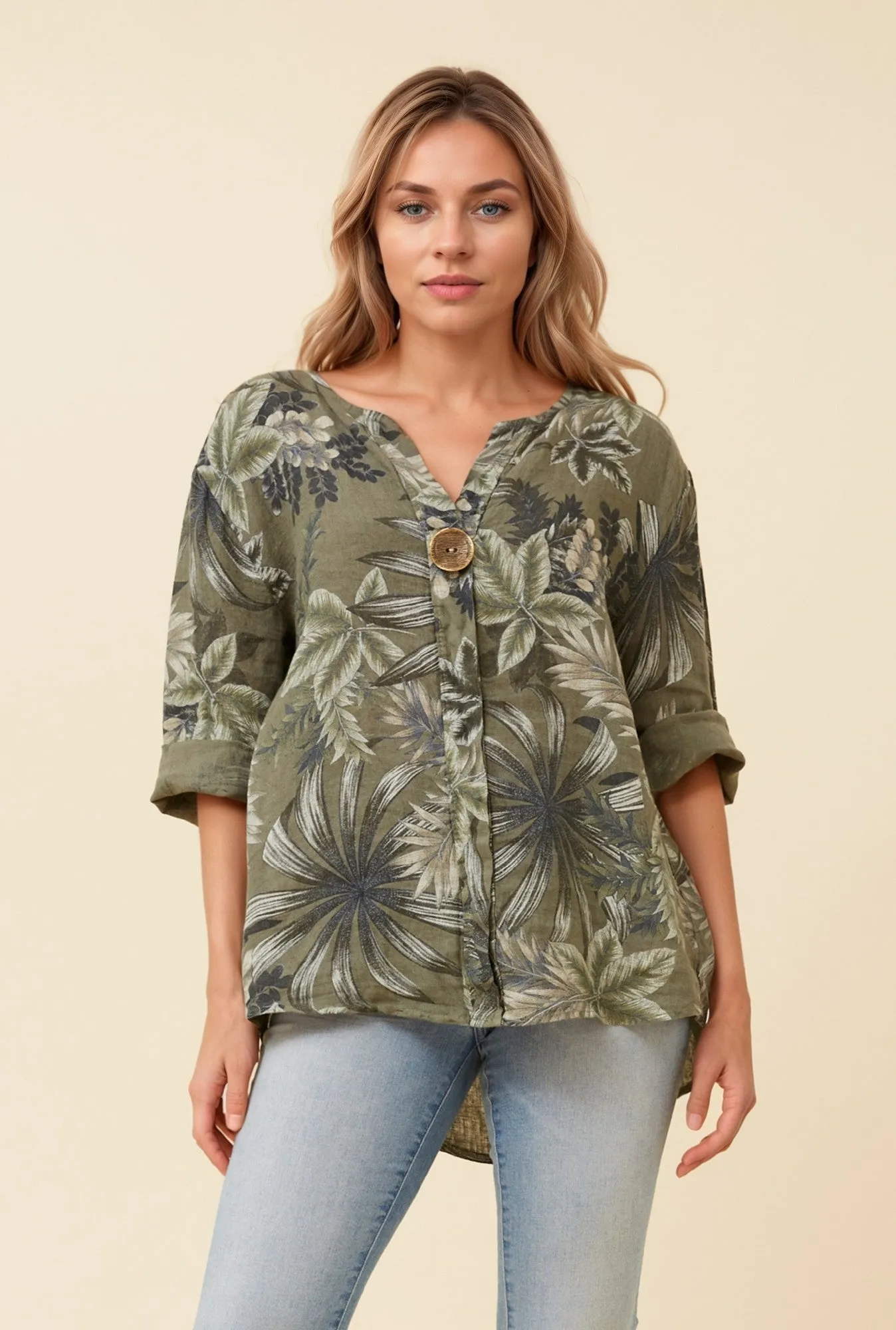 PALERMO LINEN TOP sold by Rockmans product image thumbnail 3