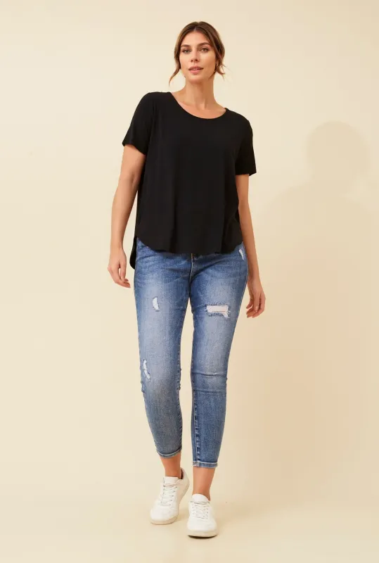 REGINA SOLID BAMBOO TOP sold by Rockmans