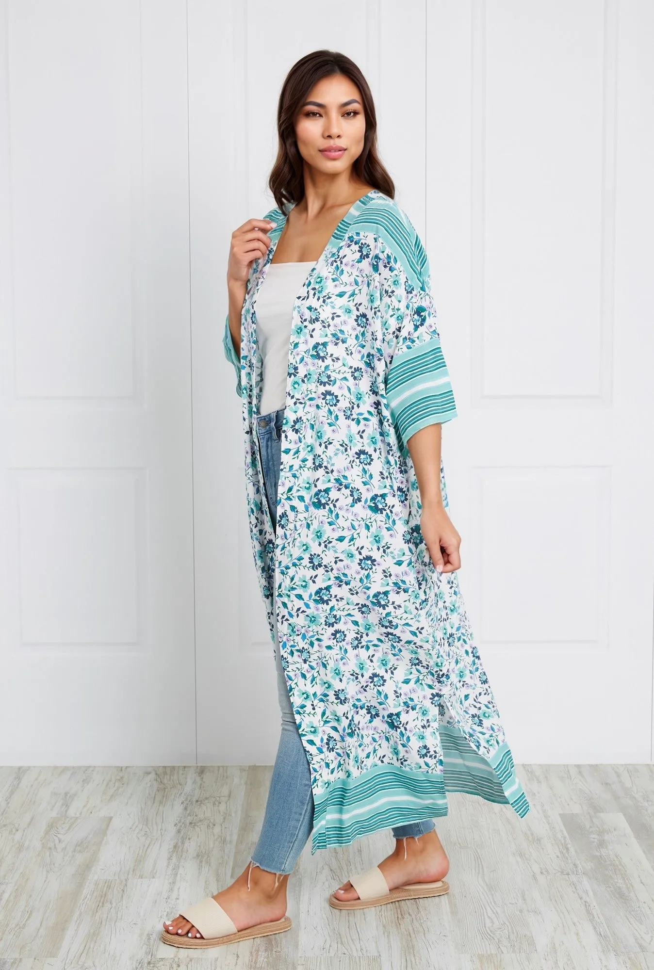 FLORAL PRINT CARDIGAN sold by Rockmans product image thumbnail 2