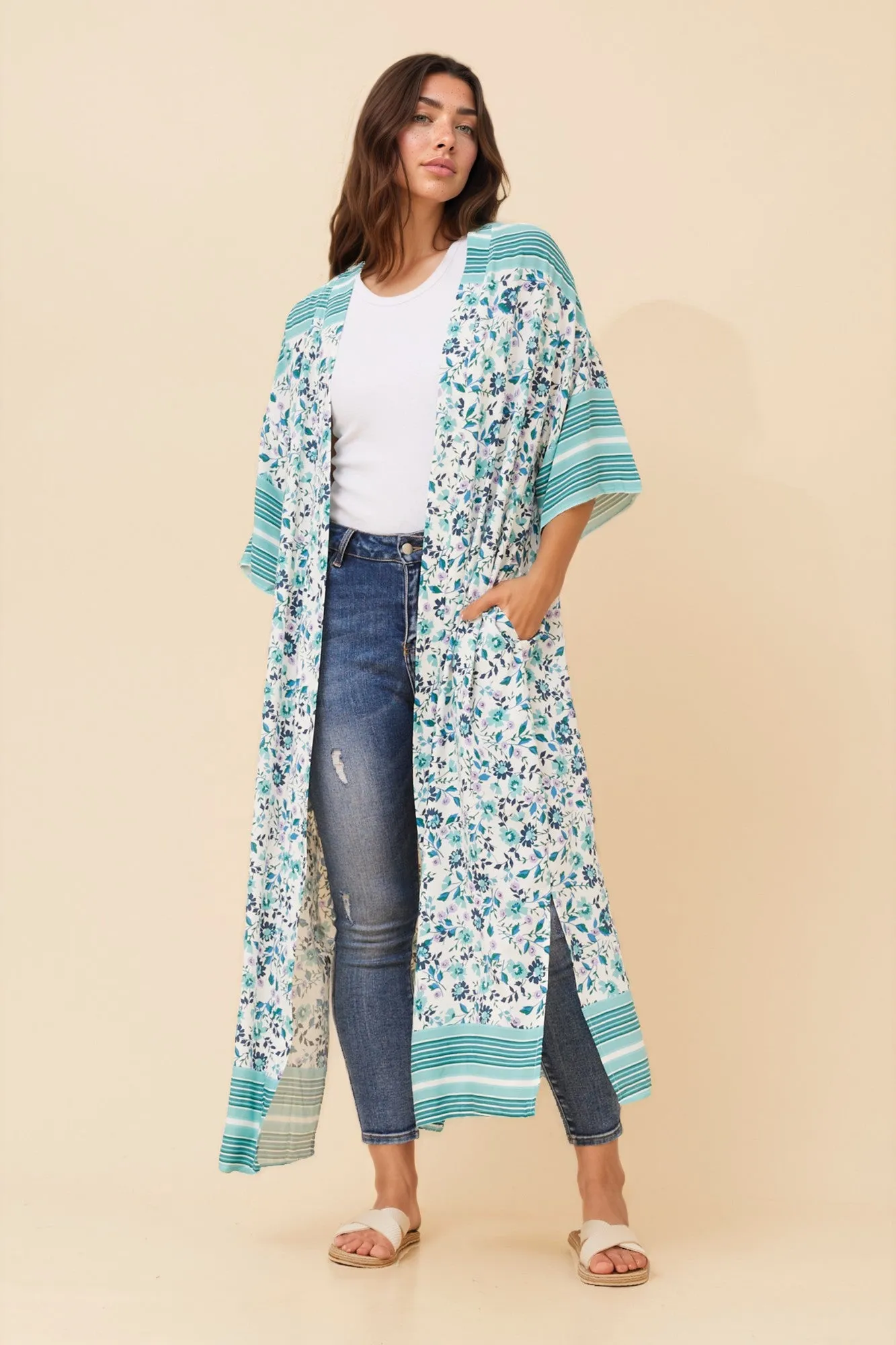 FLORAL PRINT CARDIGAN sold by Rockmans product image thumbnail 4