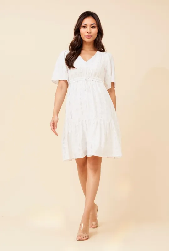 DIAMOND FOIL PRINT DRESS sold by Rockmans